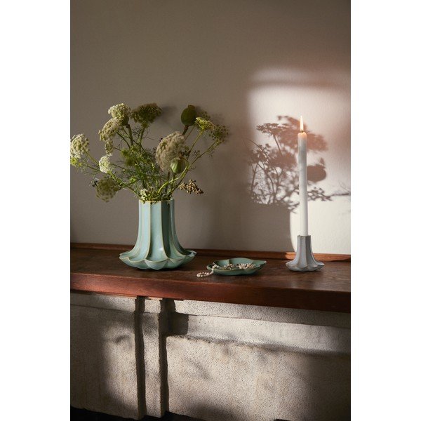 Jasnozielony ceramiczny wazon (wysokość 20,5 cm) Kantarel – Kähler Design-image-4