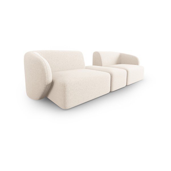 Beżowa sofa  z tkaniny szenilowej 246 cm Paolo – Milo Casa-image-2