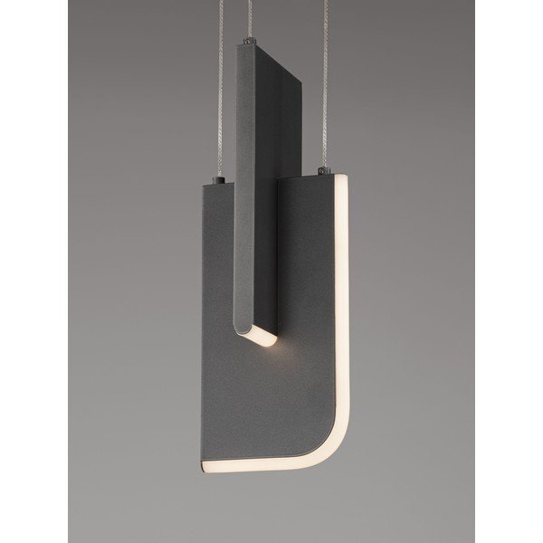 Jasnoszara metalowa lampa wisząca LED ze ściemniaczem Totem – Nova Luce-image-2