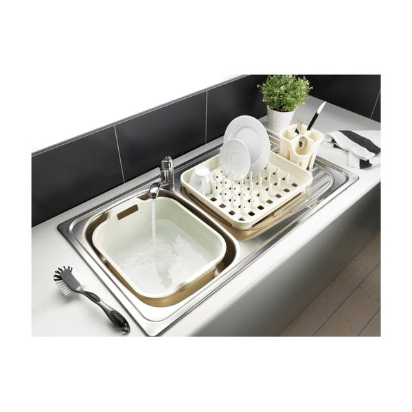 Kremowy ociekacz na sztućce Addis Signature-image-1