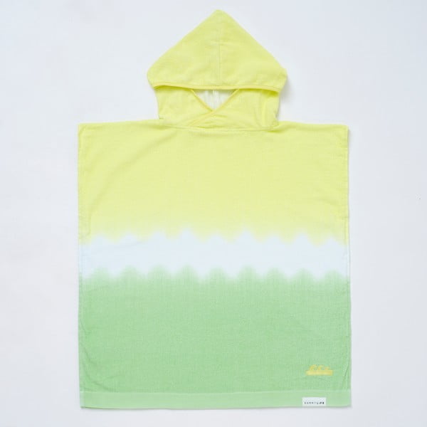 Żółty/zielony bawełniany ręcznik dziecięcy 70x70 cm Terry – Sunnylife