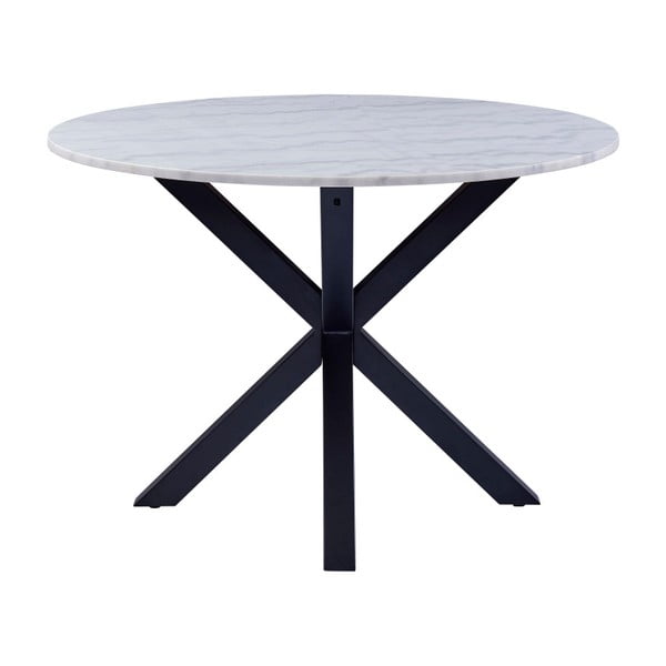 Stół z marmurowym blatem Actona Heaven, ⌀ 110 cm