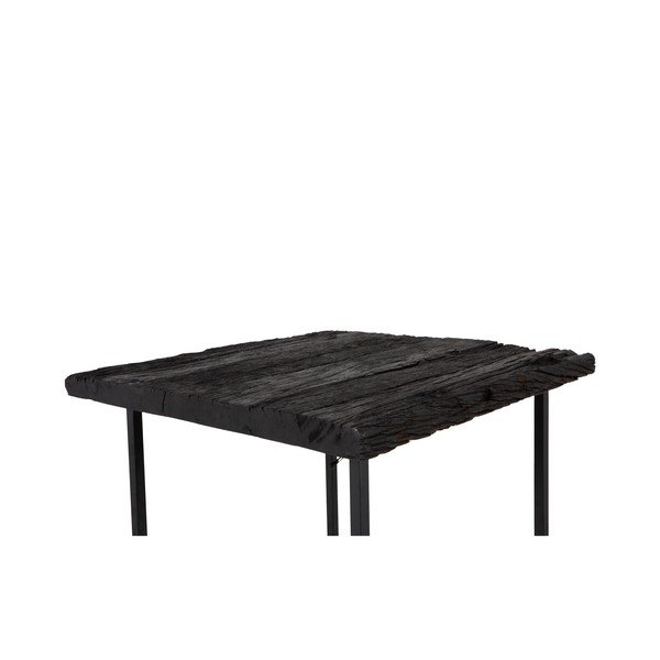 Stolik z blatem z drewna egzotycznego Canett Hayes Will, dł. 50 cm-image-2