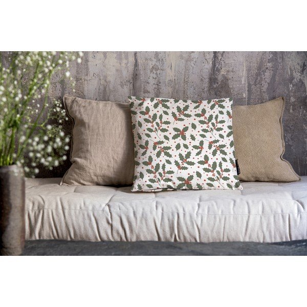 Poszewka na poduszkę ze świątecznym motywem 45x45 cm Holly – Butter Kings-image-1
