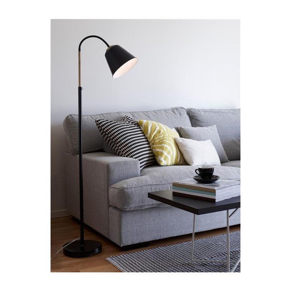 Czarna lampa stojąca Markslöjd Kolding-image-1