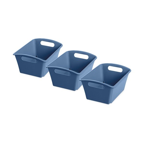 Plastikowe pojemniki zestaw 3 szt. Qin – Domopak