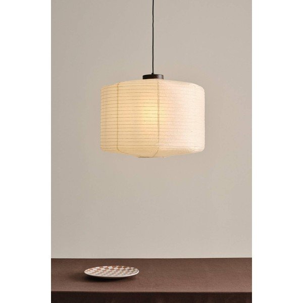 Beżowa papierowa lampa wisząca ø 60 cm Siv – Jotex-image-1
