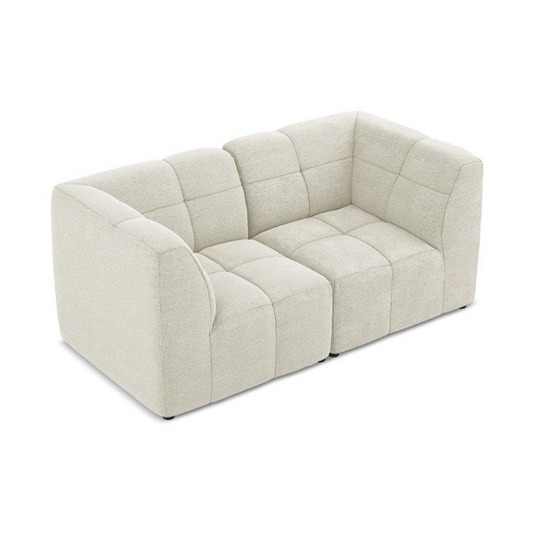 Beżowa sofa z materiału bouclé 180 cm Aloha – Makamii-image-3