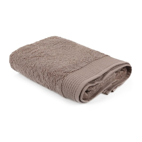 Brązowy ręcznik Jerry, 50x100 cm
