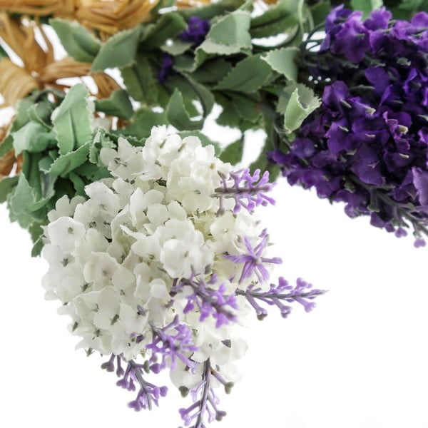 Sztuczne kwiaty zestaw 3 szt. (wysokość 32 cm) Lavender Bouquet – Casa Selección-image-1
