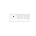 Biała szafka pod TV 140x52 cm Punto – Teulat