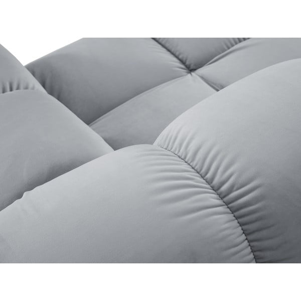 Jasnoniebieska aksamitna sofa 282 cm Bellis – Micadoni Home-image-1