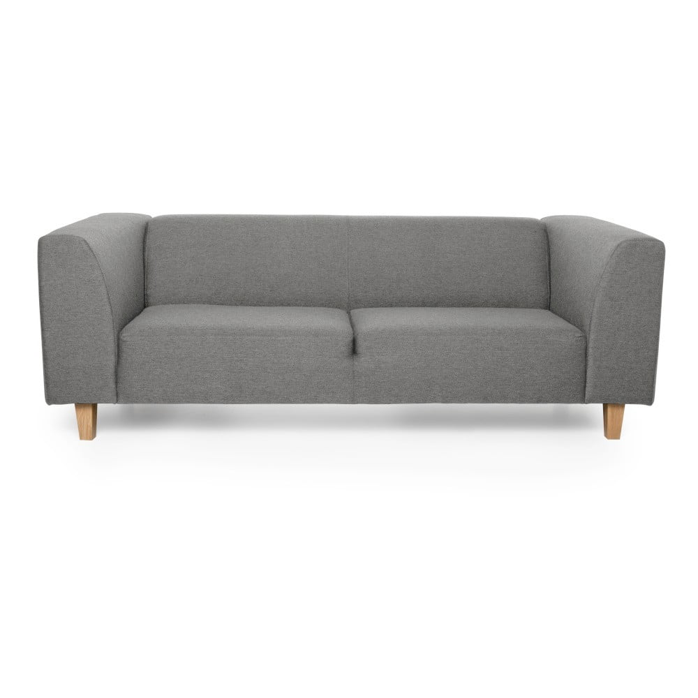 Szara sofa Scandic Diva, 216 cm