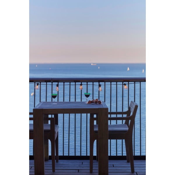 Girlanda świetlna liczba żarówek 10 szt. do kontaktu/solarna długość 300 cm Marcus – Sirius-image-1