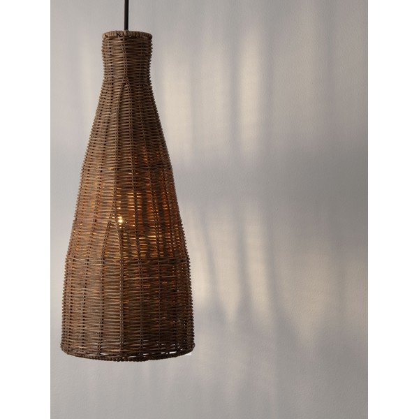 Rattanowa lampa wisząca w naturalnym kolorze ø 19,5 cm Rielo – Nova Luce-image-1