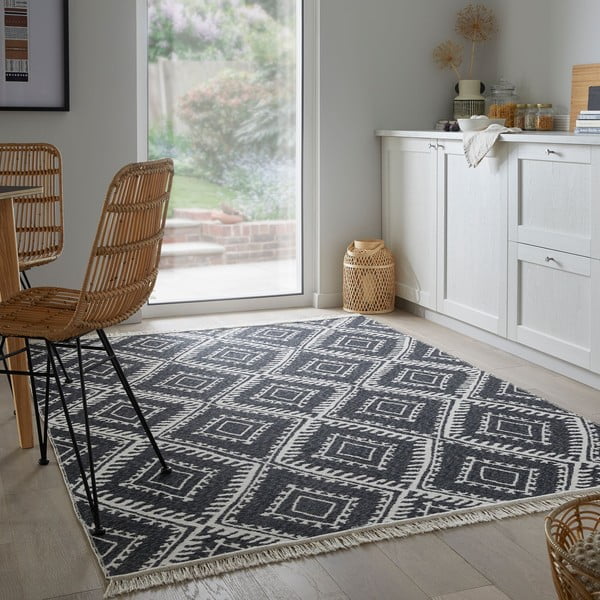 Czarno-biały dywan 120x170 cm Alix – Flair Rugs-image-1