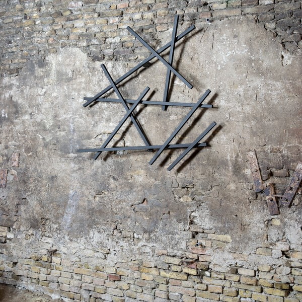 Czarny metalowy wieszak ścienny 79 cm Matches – Spinder Design-image-4