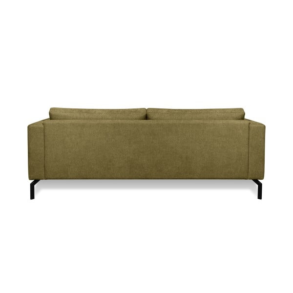Musztardowa sofa 216 cm Gomero – Scandic-image-2