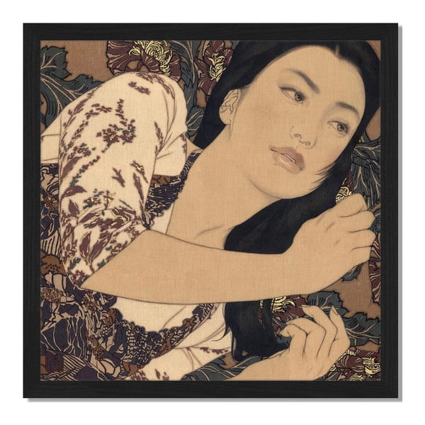 Obraz w ramie Liv Corday Asian Astko, 40x40 cm