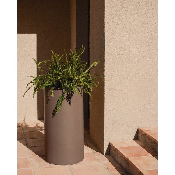 Betonowa osłonka na doniczkę ø 42 cm Aiguablava – Kave Home-image-2