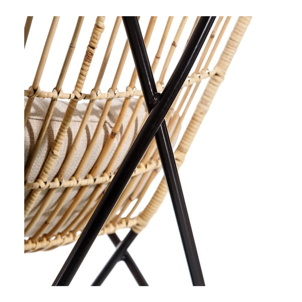 Fotel z plecionką w naturalnym kolorze – Ixia-image-4