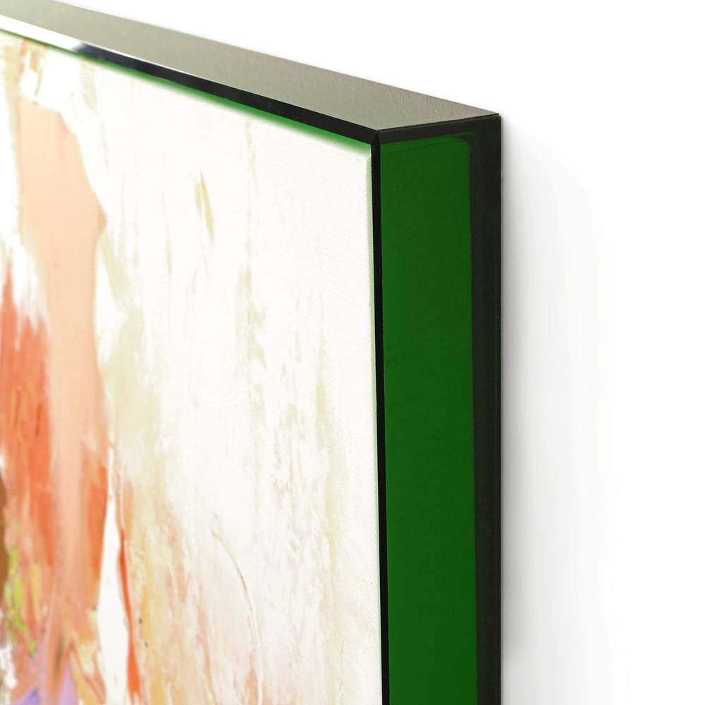 Obraz z ręcznie malowanymi elementami 102x102 cm Confidential Green – Malerifabrikken (zdjęcie 3)