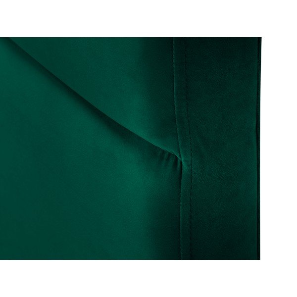 Zielone aksamitne łóżko 2-osobowe Mazzini Beds Mimicry, 180x200 cm-image-1