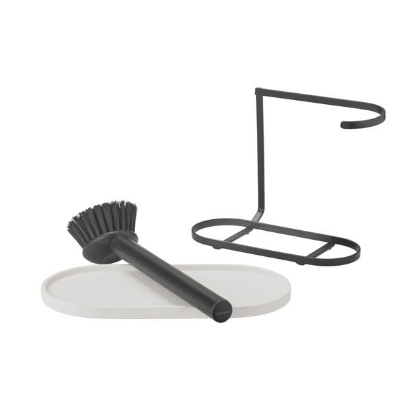 Kremowy betonowy stojak na akcesoria do mycia naczyń Dhuva – Blomus-image-3