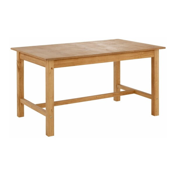 Naturalny stół do jadalni z drewna sosnowego Støraa Randy, 90x140 cm