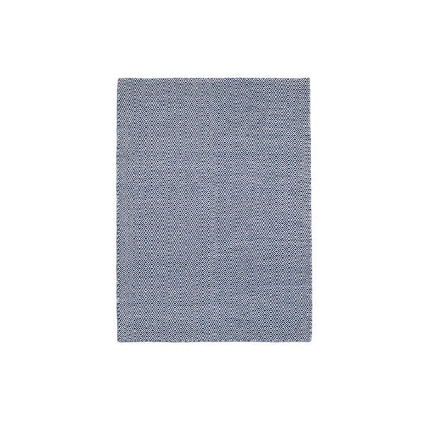 Ręcznie tkany kilim Blue Geometry Kilim, 110x153 cm