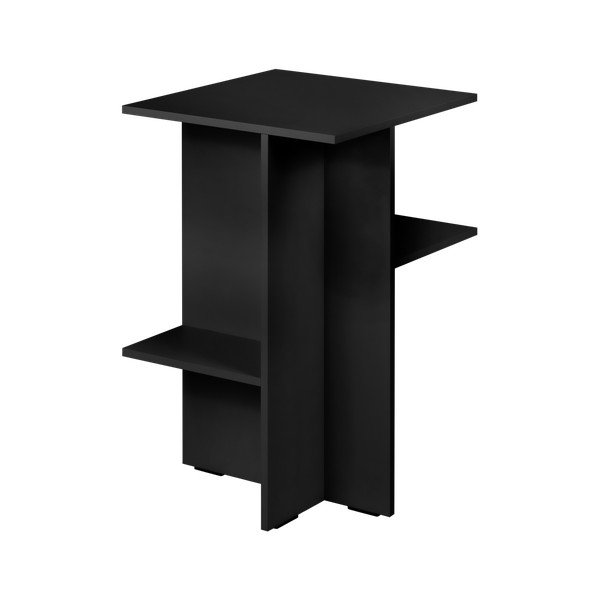 Czarna szafka nocna z półką Atik – noo.ma-image-2