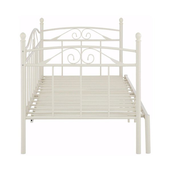 Białe łóżko rozkładane Støraa Bibi, 90x200 cm-image-2