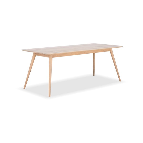 Stół z litego drewna dębowego Gazzda Stafa, 200x90 cm
