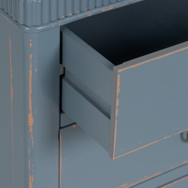 Niebieska szafka nocna Shabby – Ixia-image-4