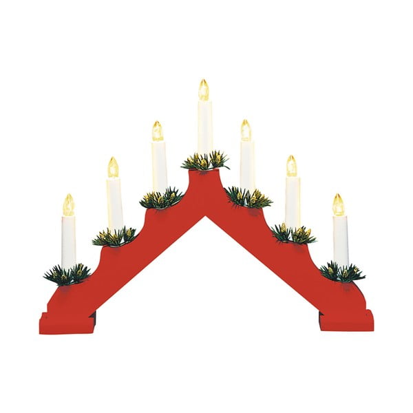 Czerwona dekoracja świetlna ze świątecznym motywem Ola – Markslöjd