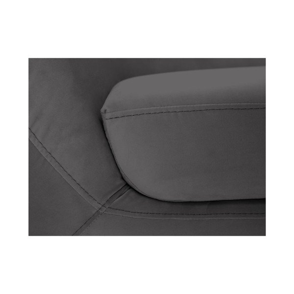 Szara sofa 2-osobowa Mazzini Sofas Amelie-image-1