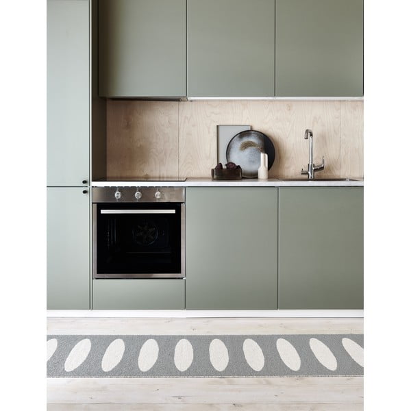 Szary chodnik odpowiedni na zewnątrz 70x150 cm Ella Warm Grey – Pappelina-image-1