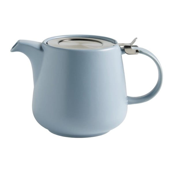 Niebieski dzbanek ceramiczny z sitkiem na herbatę sypaną Maxwell & Williams Tint, 1,2 l