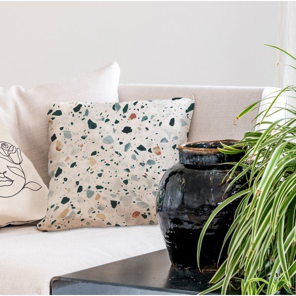 Poduszka Butter Kings z bawełny Venetian Terrazo, 45x45 cm-image-1