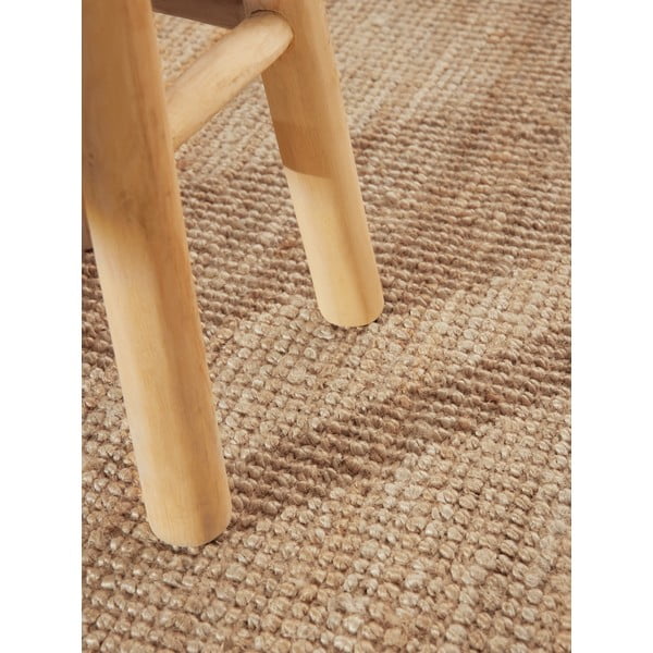 Okrągły dywan z juty w naturalnym kolorze ø 160 cm Bouclé Jaipur – Hanse Home-image-4