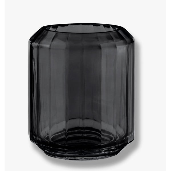Czarny szklany kubek na szczoteczki do zębów Vision – Mette Ditmer Denmark