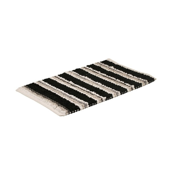 Dywanik łazienkowy Noir Stripe, 50x80 cm
