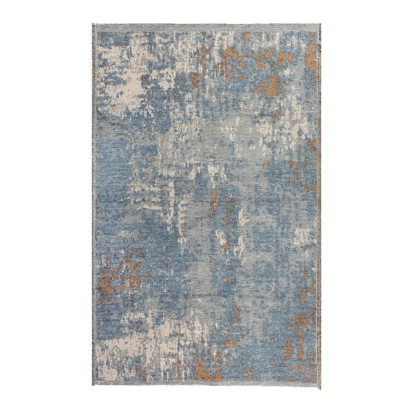 Niebiesko-brązowy dywan dwustronny Vitaus Dinah, 77x200 cm
