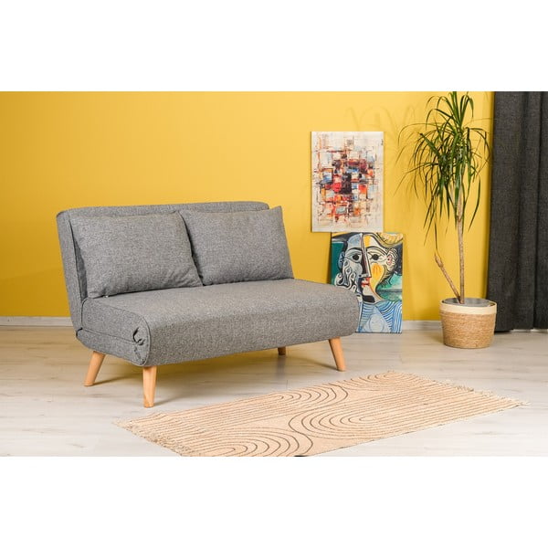 Szara rozkładana sofa 120 cm Folde – Artie-image-1