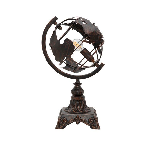 Czarna lampa stołowa z metalowym kloszem (wysokość 40 cm) World Industry – Mauro Ferretti-image-2