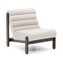 Biały fotel z materiału bouclé Magira – Kave Home