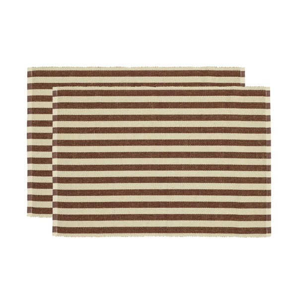 Maty stołowe z mieszanki juty zestaw 2 szt. 33x48 cm Statement Stripe – Södahl