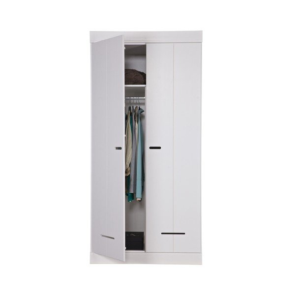 Szafa dwudrzwiowa Locker, biała-image-4