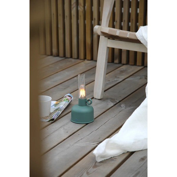 Ciemnozielona lampa stołowa LED (wysokość 22 cm) Astrid – Markslöjd-image-2