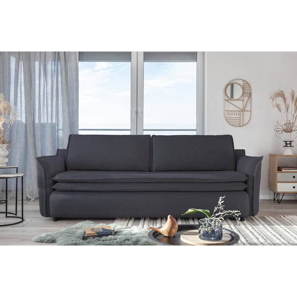 Antracytowa rozkładana sofa Miuform Charming Charlie-image-1